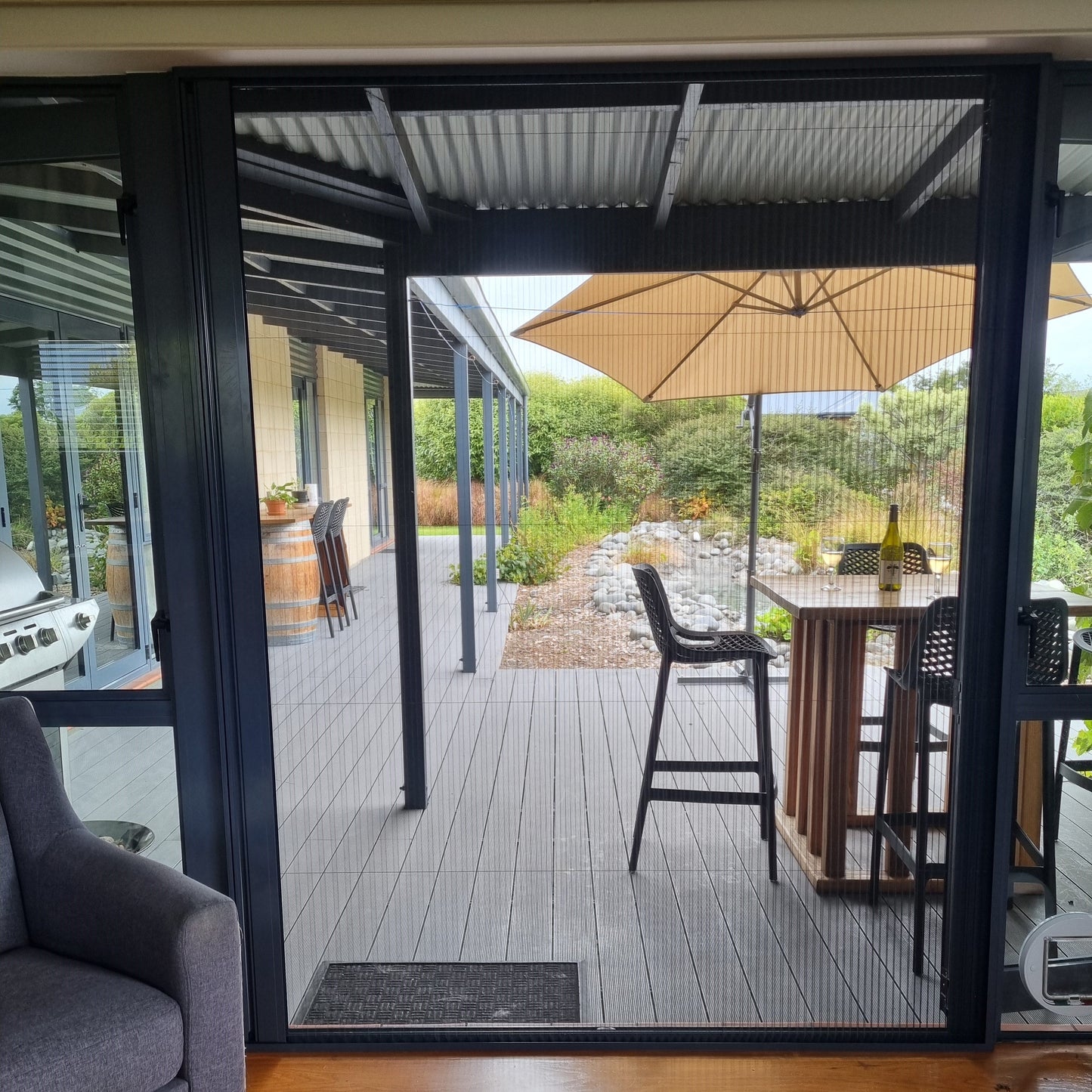 Canterbury Blinds and Screens - Pleated Fly Screen Doors